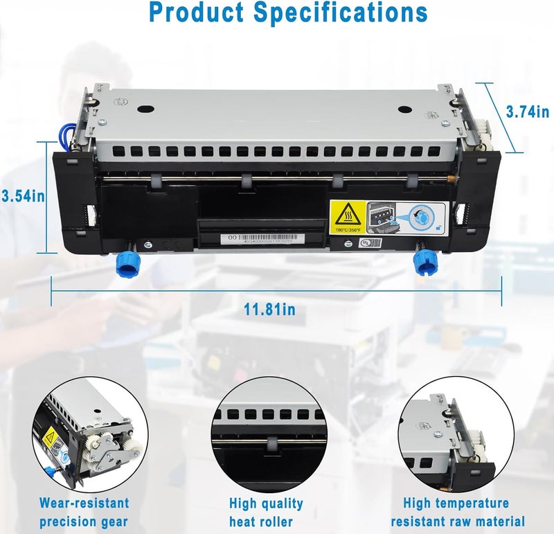 REEPLAR 40X7743 Fuser Unit for Lexmark MS810 / MS811 / MS812 / MX710 / MX711 / MX810 / MX811 / MX812 Laser Printers 110/120V 200000 Yield - Image 4
